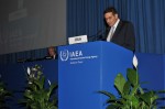 The representative of Jordan during the 54 IAEA conference 2010.