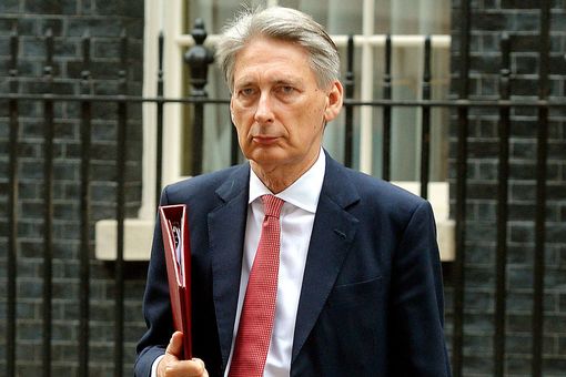 Philip Hammond in Downing Street