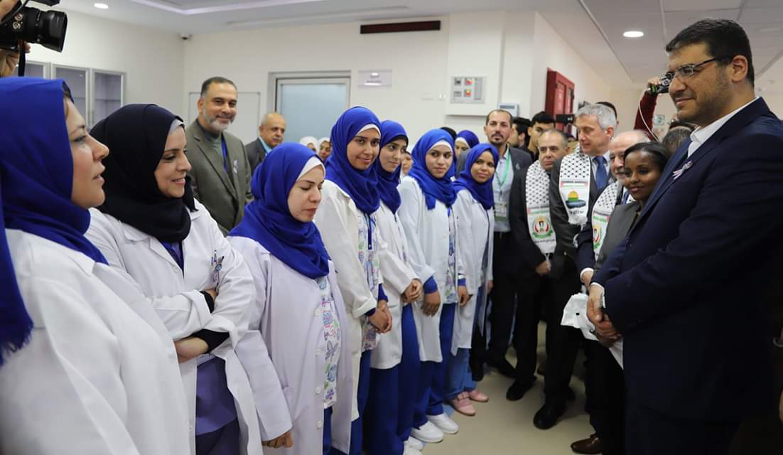 Inauguration of Cancer Ward in Gaza donated by US Charity